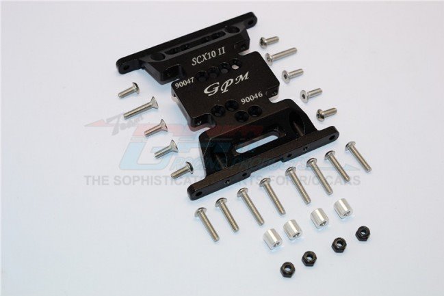 GPM Racing Aluminium Gear Box Bottom Mount - Black