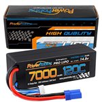4S 14.8V 7000Mah 120C Lipo With Ec5 Plug, Hard Case