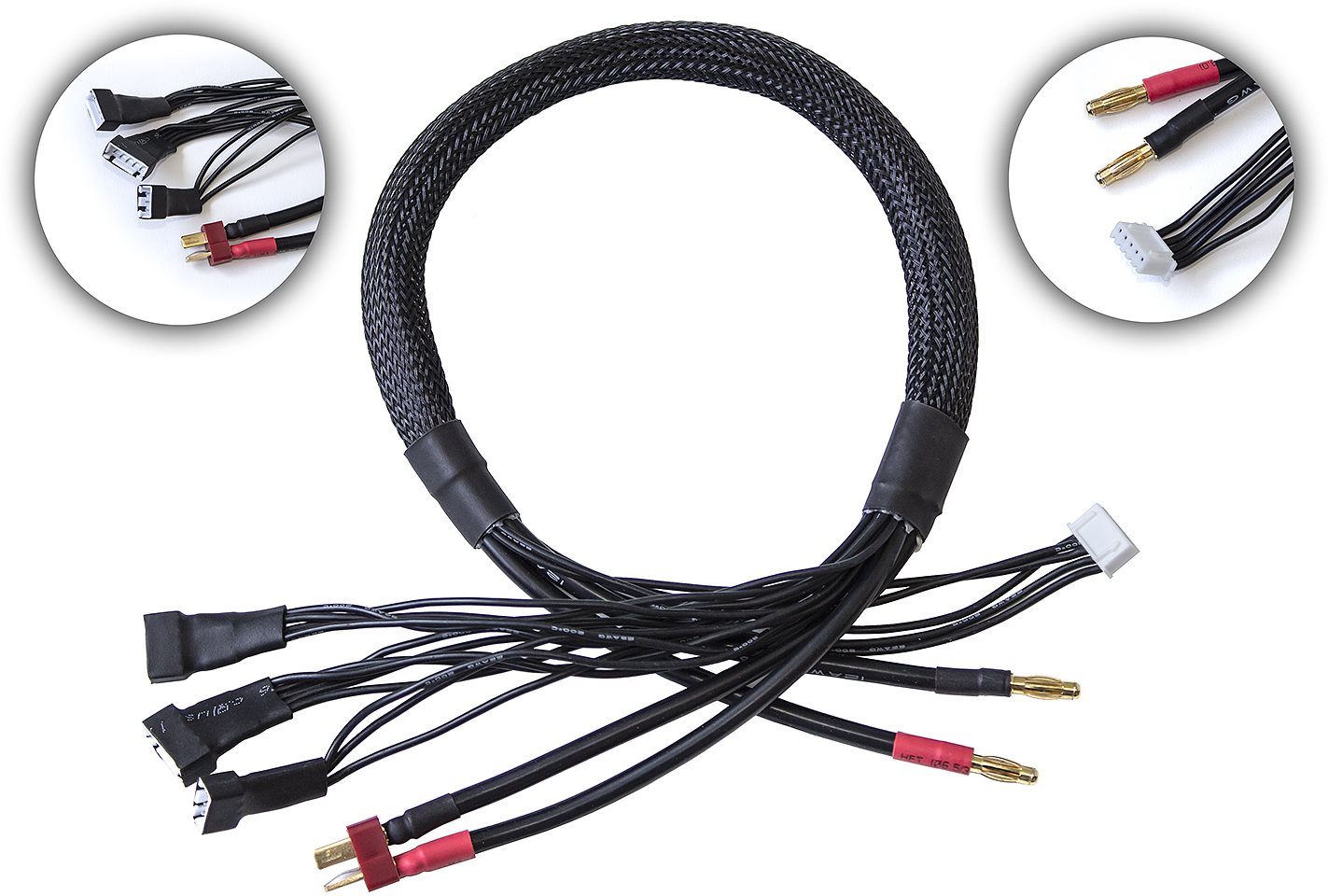 Associated Reedy 2S-4S T-Plug Pro Charge Lead