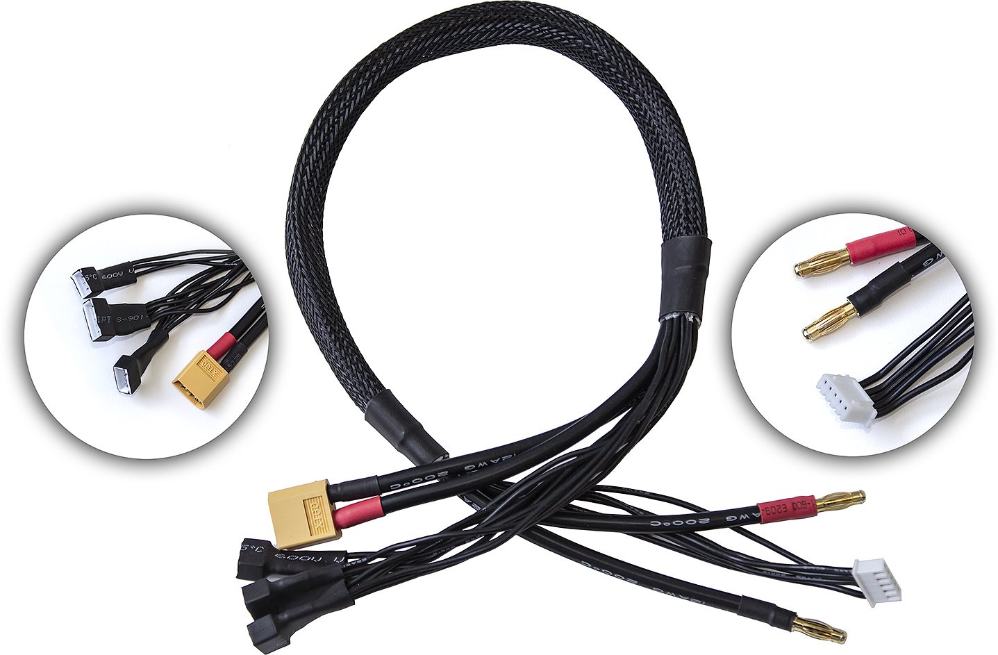Associated Reedy 2S-4S Xt60 Pro Charge Lead