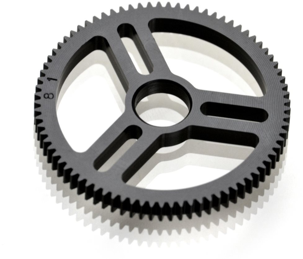 ExoTek Flite Spur Gear 48P 81T, Machined Delrin For Exo Spur Gear Hubs