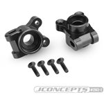 B6.2 Aluminum Rear Hub Carriers, L&R - Black