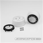 Tremor, Slash Rear, Slash 4X4 F&R Wheel - White Wheel / Black Be
