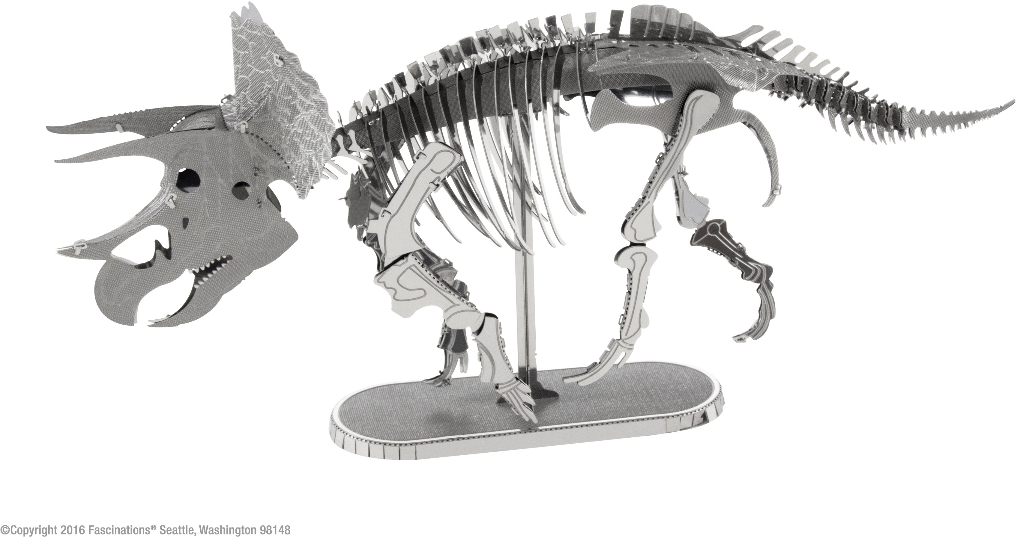 Fascinations Metal Earth Triceratops Skeleton