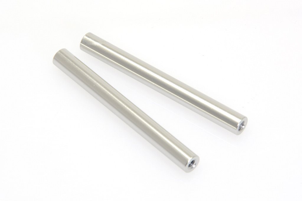 CEN Racing M3x57mm Threaded Aluminum Link (Silver Anodized) 2Pcs
