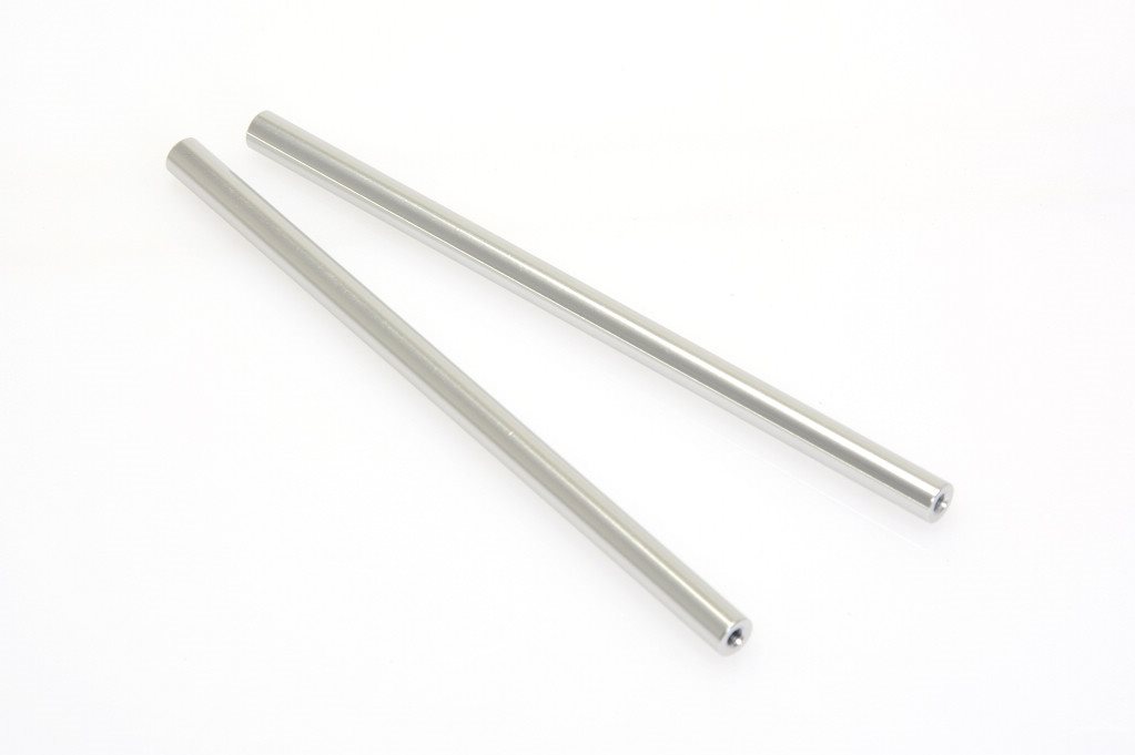 CEN Racing M3x117mm Threaded Aluminum Link (Silver Anodized) 2Pcs