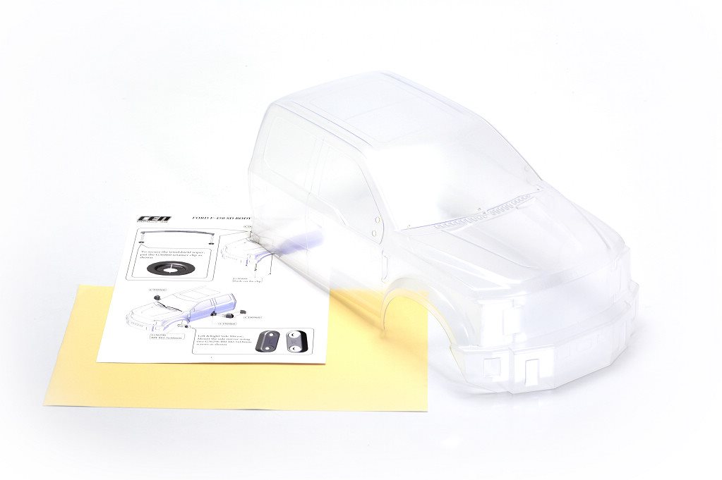 CEN Racing Ford F450 Sd Front Clear Body (Front Only)