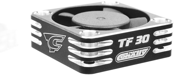 Team Corally Ultra High Speed Cooling Fan Tf-30 W/Bec Connector - 30Mm Color