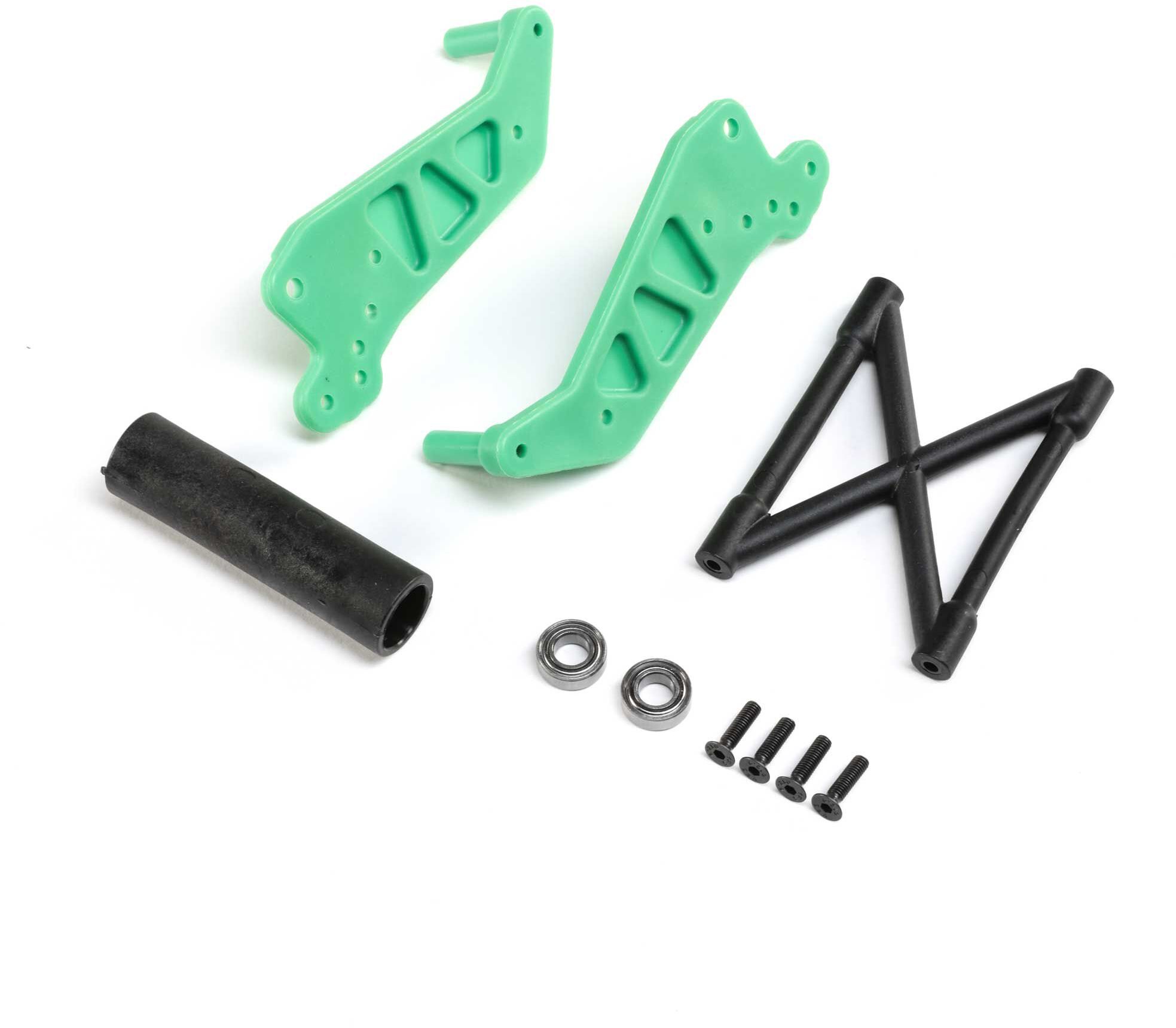 Losi Wheelie Bar Set, Green: L