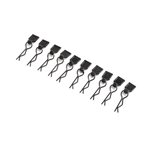 Body Clips, Black, Small