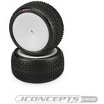 Twin Pins 2Wd Rear Buggy Tires, Pink Compound - Pre-Mounted On 3