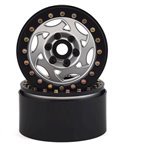 SSD RC 1.9” Champion Beadlock Wheels (Silver/Black)