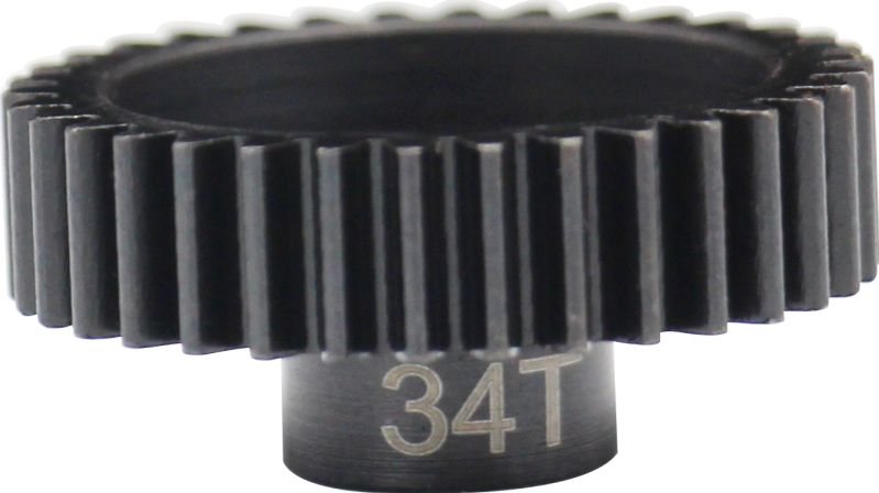 Hot Racing Steel Pinion Gear, 34 Tooth, 32 Pitch, 5Mm Bore
