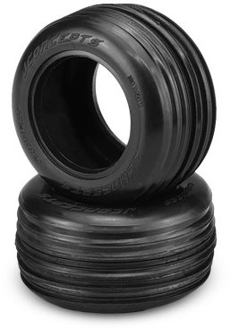 J Concepts Carvers Tires, Pink Compound, Fits Losi Mini-T 2.0 Wheel