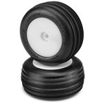 Carvers Tires, Green Compound, Pre-Mounted On White Wheels, Fits