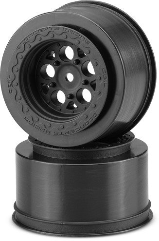 J Concepts Coil Mambo 2.2 X 3.0\" 12Mm Hex Rear Black Wheel, For Slash, Band