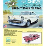 1/25 1957 Chevy Bel Air Stock/Drag Plastic Model Kit