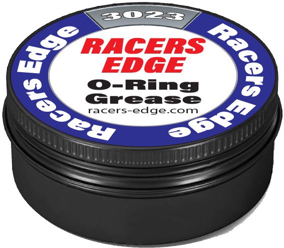 Racers Edge O-Ring Grease 8Ml In Black Aluminum Tin W/Screw On Lid