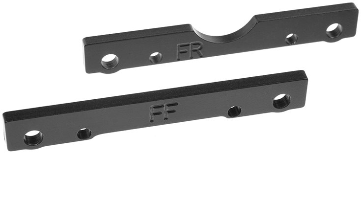 Team Corally Suspension Arm Mount - Xtr - Front - 7075 Aluminum - 1 Set