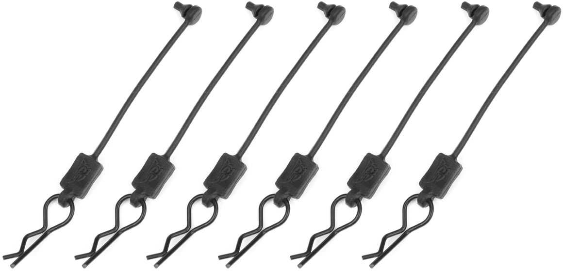 Team Corally  Body Clip Retainer W/ Body Clip Black