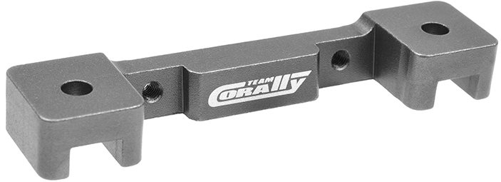 Team Corally Arm Holder - Xtr - Upper - Front - Aluminum - Titanium - 1 Pc