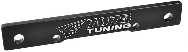 Team Corally Suspension Arm Mount - Rr - Swiss Made 7075 T6 - 3Mm - Hard Anod