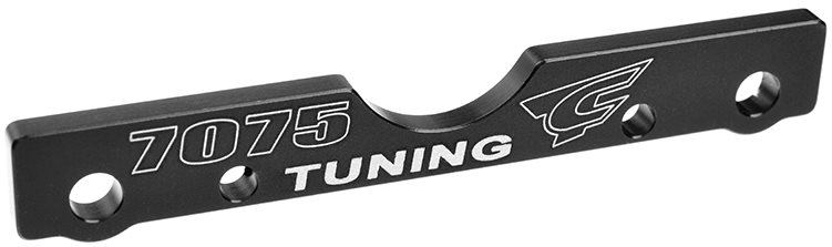 Team Corally Suspension Arm Mount - Fr - Swiss Made 7075 T6 - 3Mm - Hard Anod