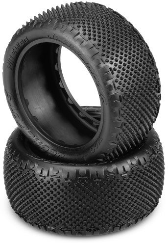 J Concepts Pin Swag Rear Tire, Fits 2.2\" Buggy Rear Wheel, Pink Compound