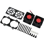 3 Cell Twin 40Mm Twister Motor Cooling Fan Kit, For 1/5 Arrma