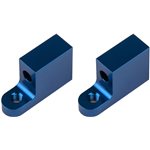 Rc10b6.2 Factory Team Servo Mount Set, Side Rail Mount