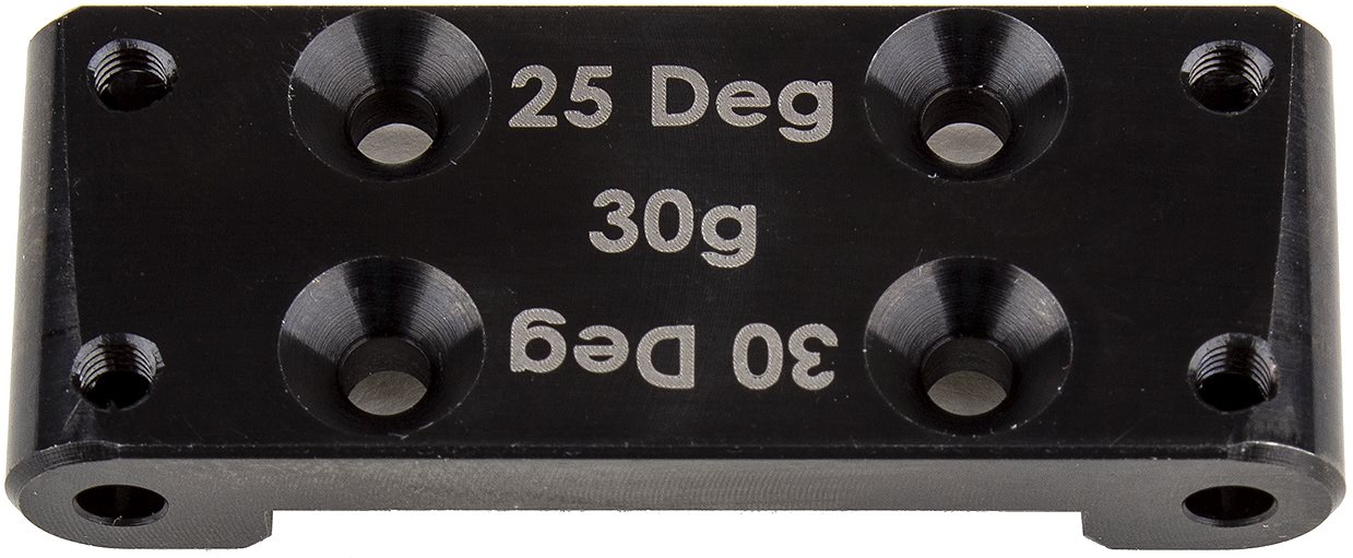 Associated Rc10b6 Factory Team Steel Bulkhead; 25/30 Degree, 30G