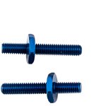 Rc10b6.3 Factory Team  Aluminum Battery Strap Shoulder Screw, Bl