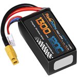 3S 11.1V 1300Mah 120C Lipo Battery W Xt60 Plug