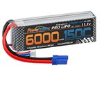 Xtreme 3S 11.1V 6000Mah 150C-300C Lipo Battery W Ec5 3-Cell