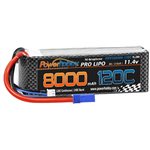 3S 11.4V 8000Mah 120C Graphene + Hv Lipo Battery W Ec5 Plug