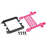 Pink Carbon Logo - Cargo Net Battery Brace, For Associated B6/T6