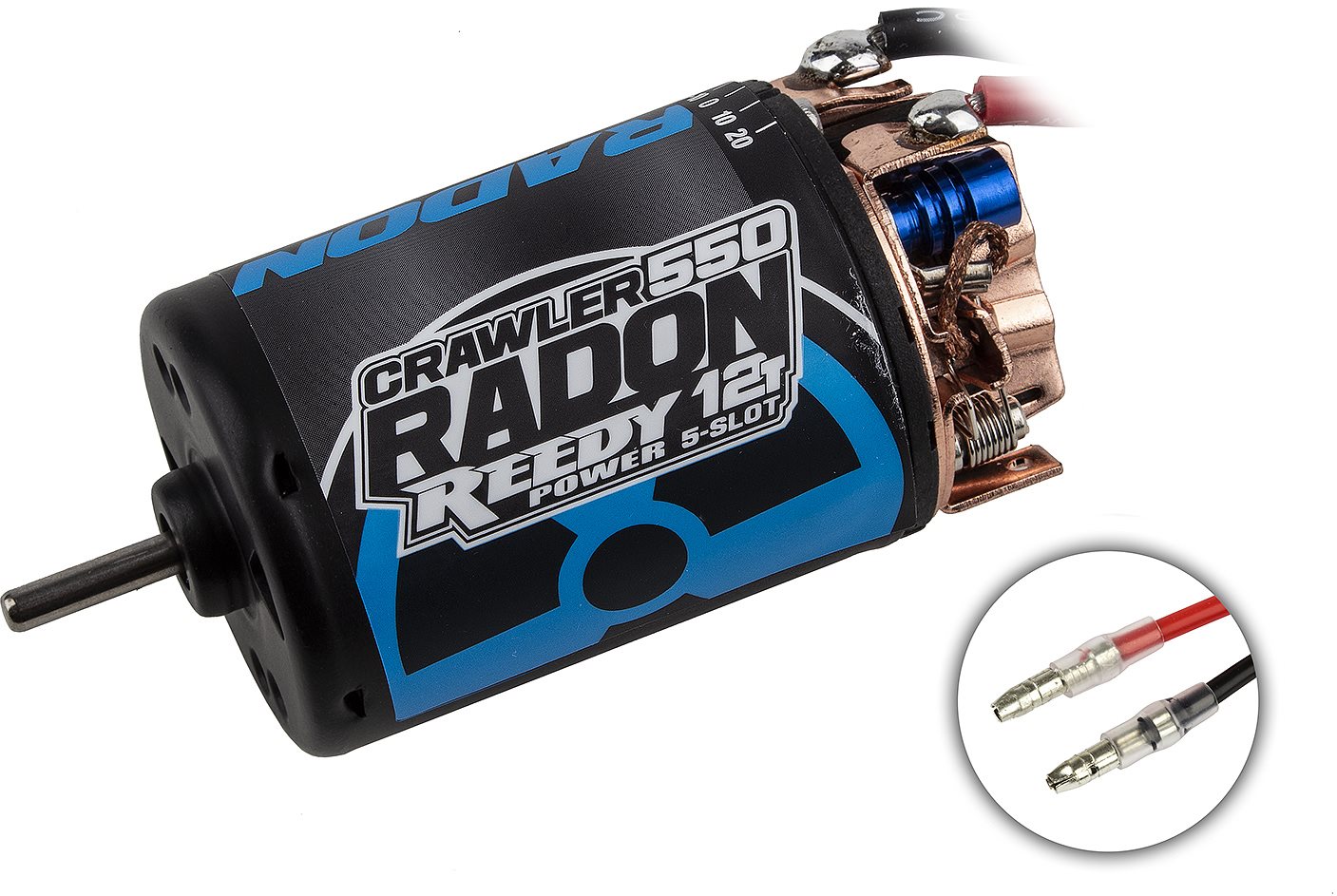 Associated Reedy Radon 2 Crawler 550 12T 5-Slot 1850Kv Brushed Motor
