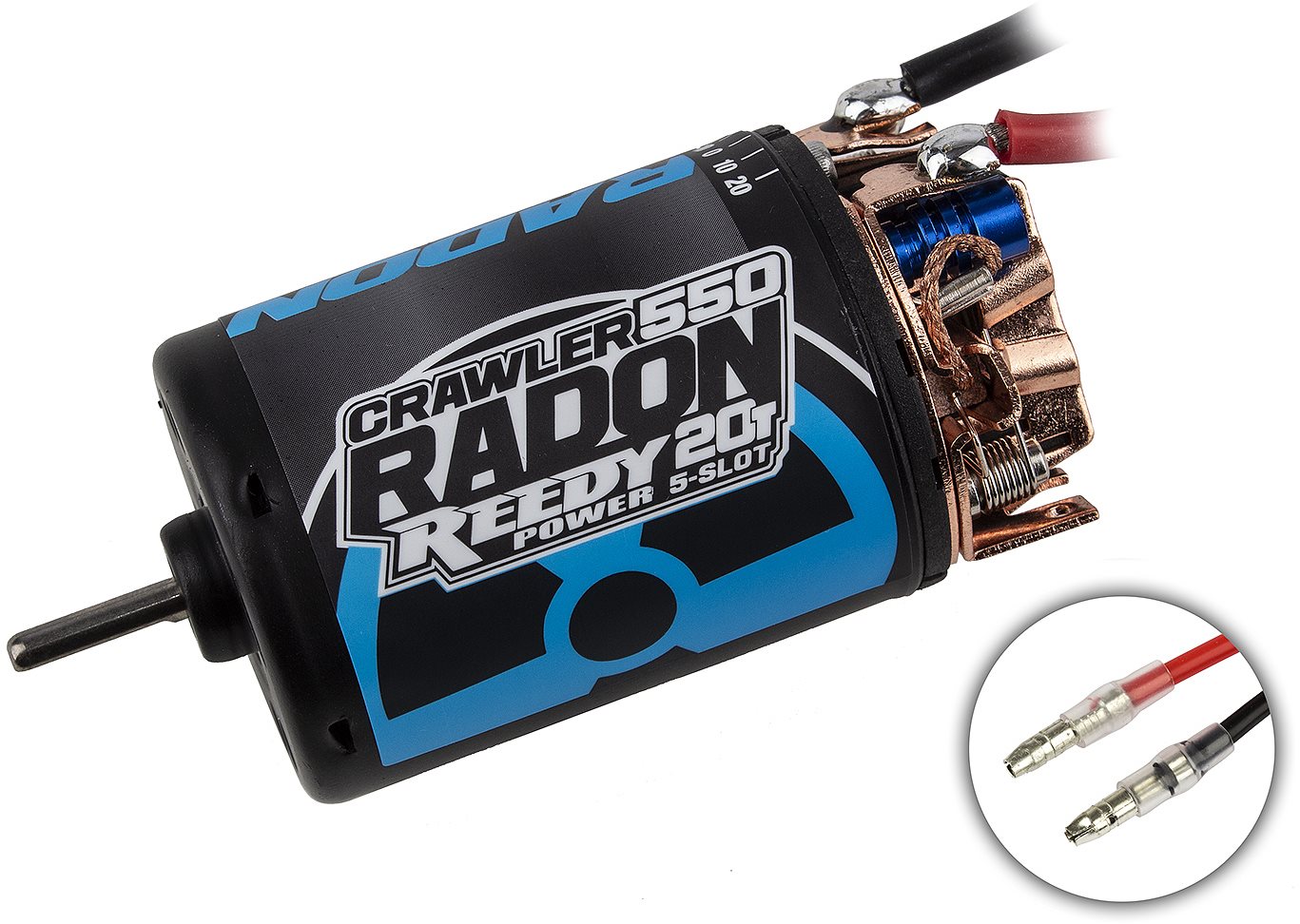 Associated Reedy Radon 2 Crawler 550 20T 5-Slot 1100V Brushed Motor