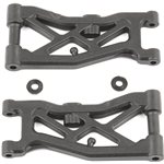 Rc10b74 Factory Team Front Suspension Arms, Carbon Fiber