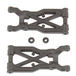 Rc10b74 Factory Team Rear Suspension Arms, Carbon Fiber