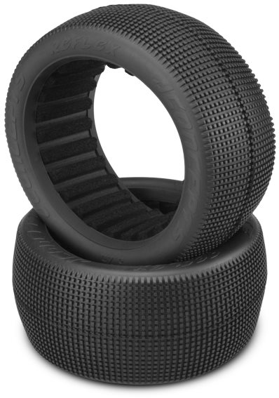 J Concepts Reflex Aqua A2 Compound Tires, Fits 4.0\" 1/8Th Truck Wheel