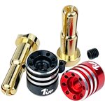 Heatsink Bullet Plugs & Grips, 4/5Mm Stepped