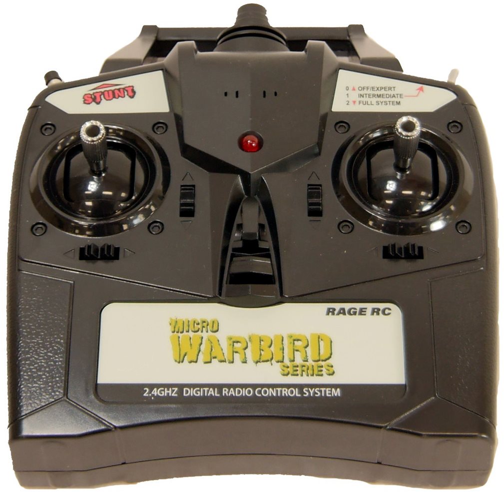 Rage RC 5-Channel 2.4 Transmitter; P-51D, F4u, T-28 Micro