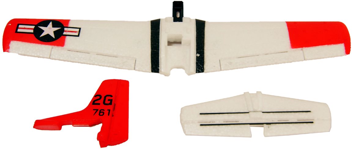 Rage RC Main Wing And Tail; T-28 Micro
