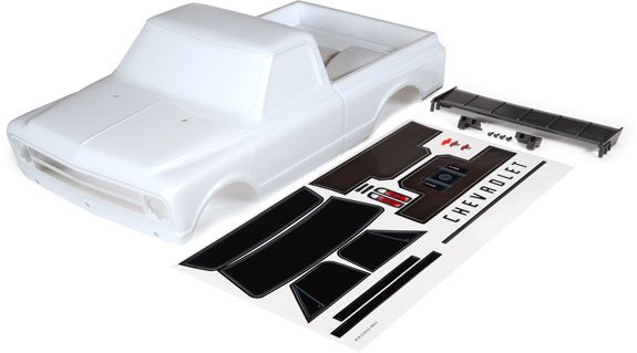 Traxxas BODY, CHEVROLET C10 (WHIT