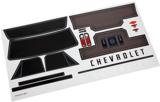 Traxxas DECAL SHEET, CHEVROLET C1
