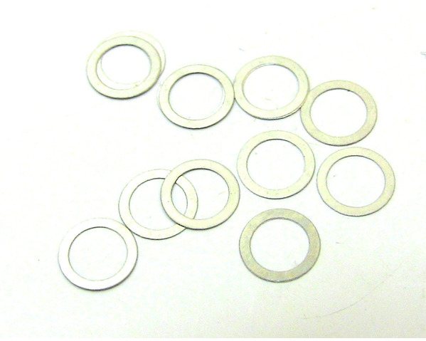 Hot Racing Steel Shims, 5X6.4X0.1Mm, (10Pcs)