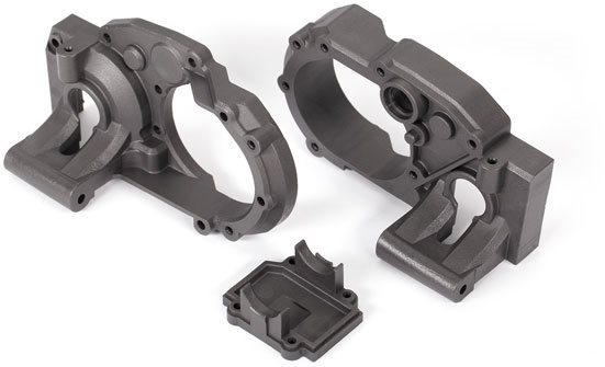 Traxxas GEARBOX HALVES,  LEFT & R