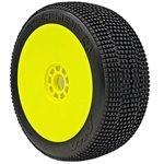 2AB Tire, EVO Premounted Wheel, Yellow Supersoft LW(2): 1/8 Bugg