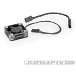 High-Flow 30X30x10mm Aluminum Cooling Fan - Black